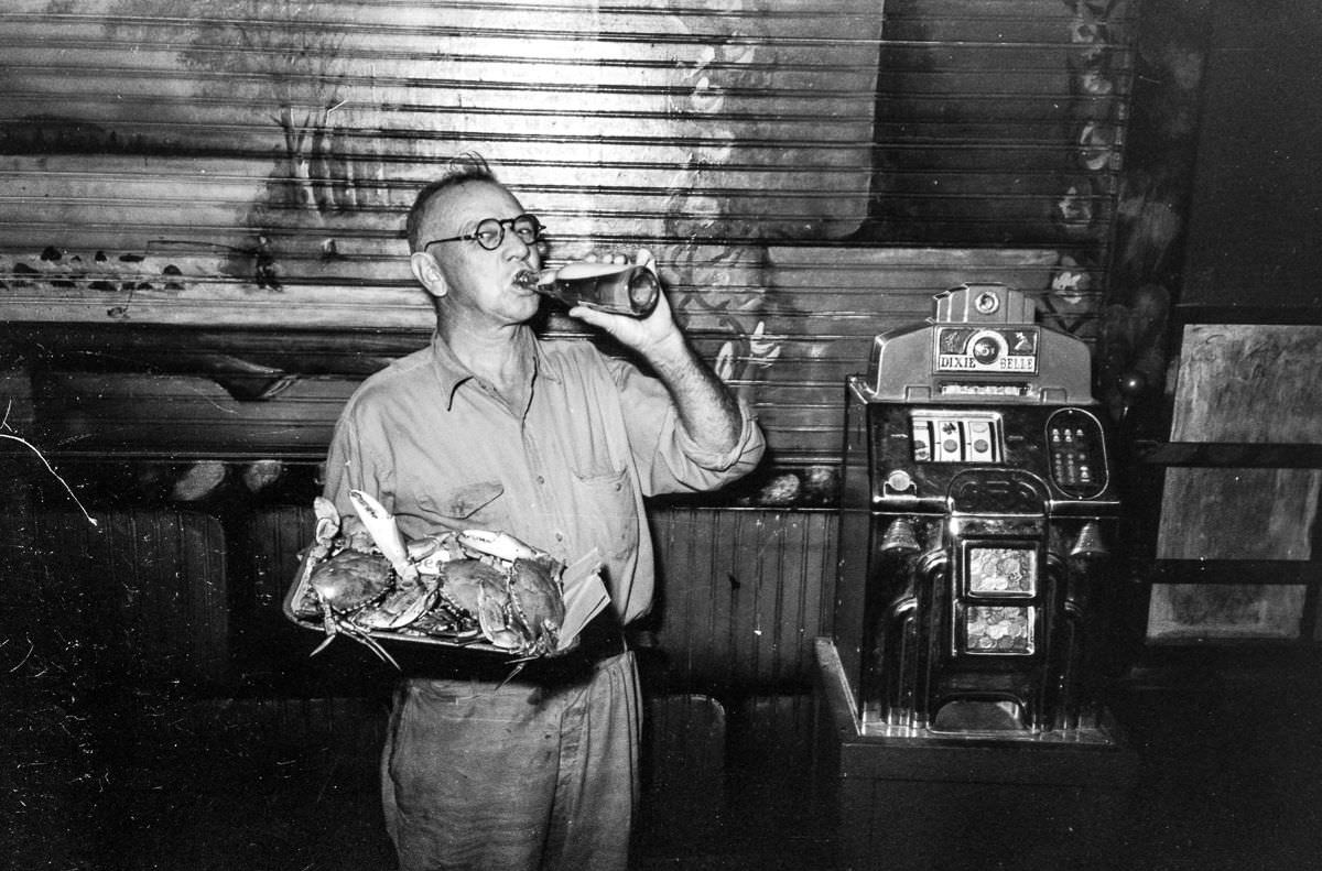 A Friday night at Danos’ Night Club, Louisiana, in 1938 by Russell Lee