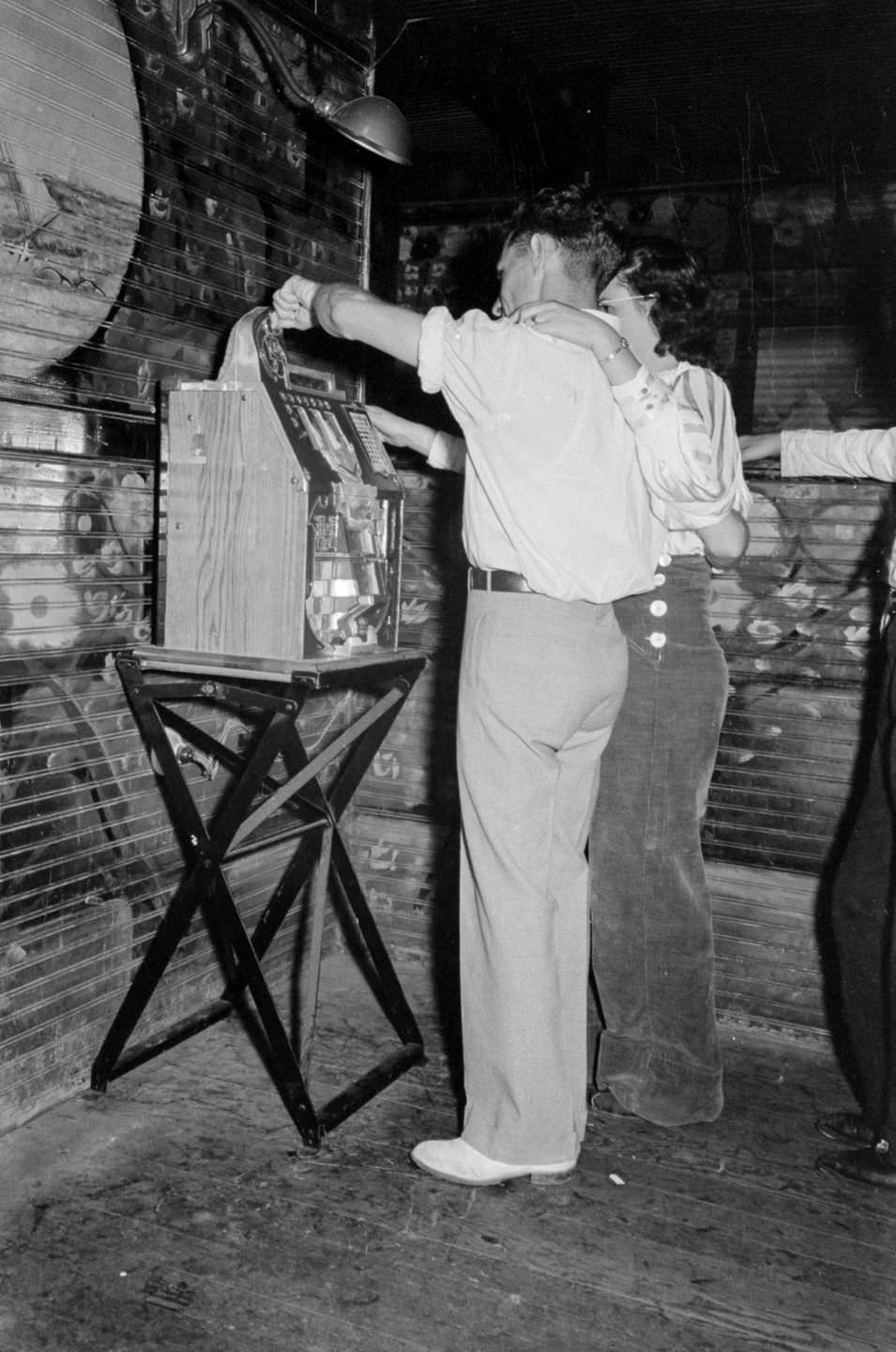 A Friday night at Danos’ Night Club, Louisiana, in 1938 by Russell Lee