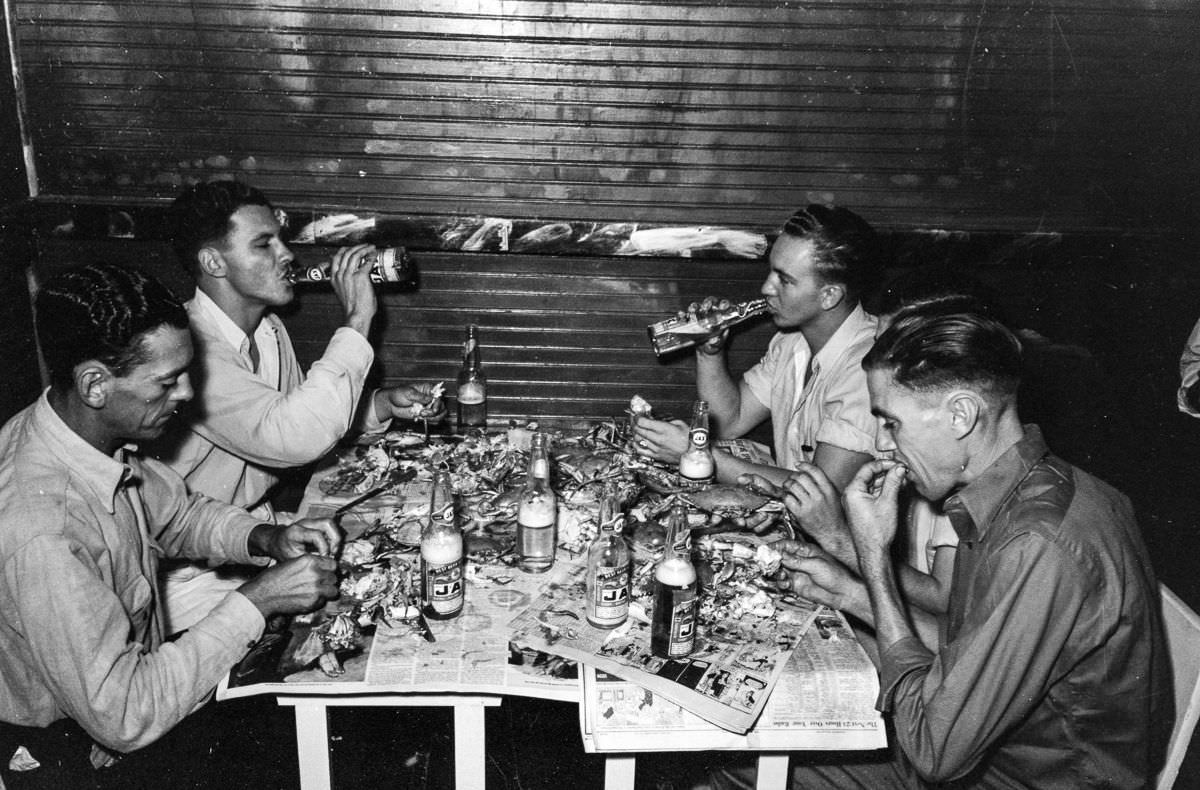 A Friday night at Danos’ Night Club, Louisiana, in 1938 by Russell Lee