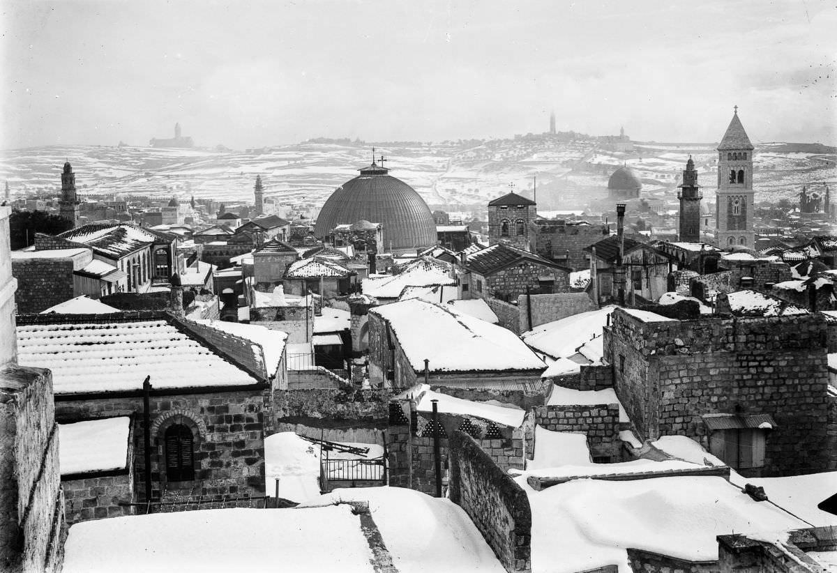 A Winter Miracle: Jerusalem's Snowfall in 1921