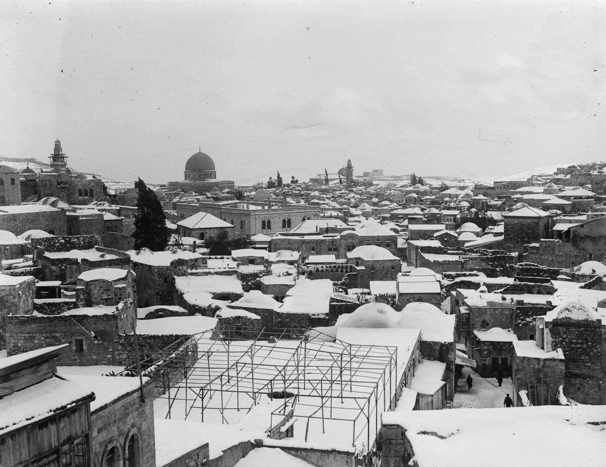 A Winter Miracle: Jerusalem's Snowfall in 1921