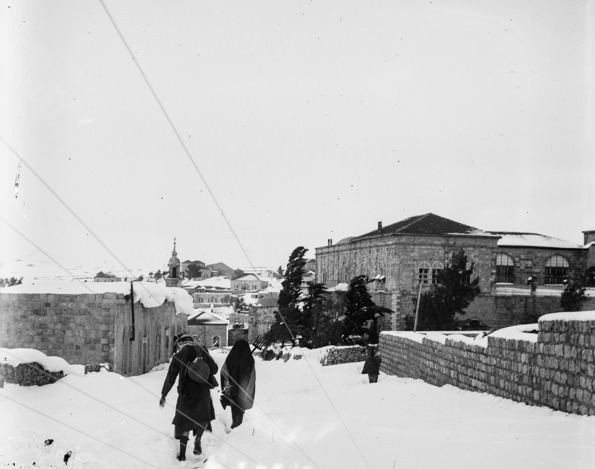 A Winter Miracle: Jerusalem's Snowfall in 1921