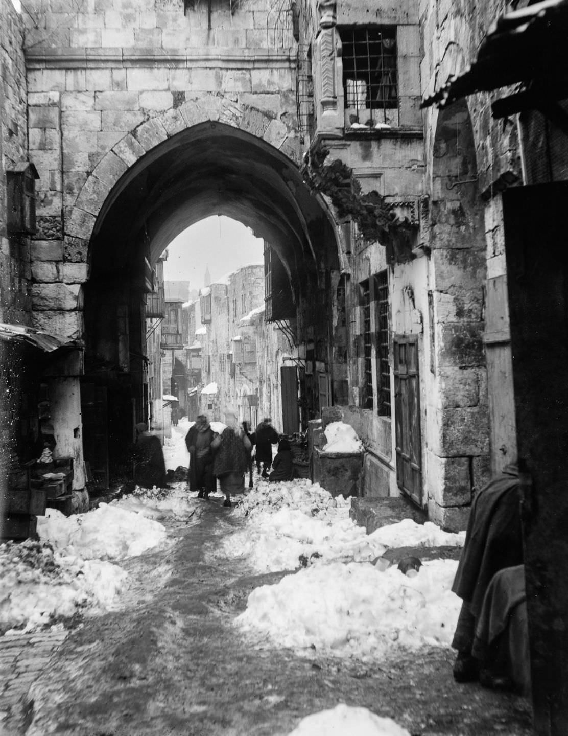 A Winter Miracle: Jerusalem's Snowfall in 1921