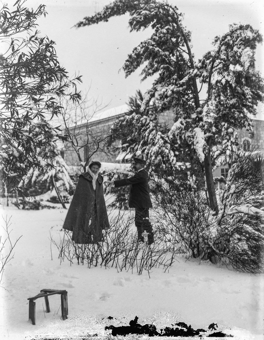 A Winter Miracle: Jerusalem's Snowfall in 1921