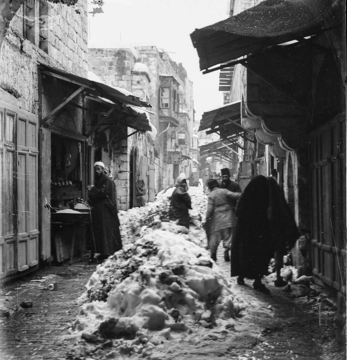 A Winter Miracle: Jerusalem's Snowfall in 1921