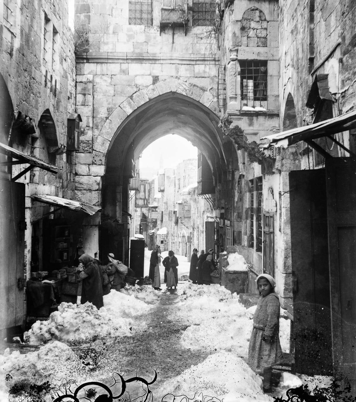 A Winter Miracle: Jerusalem's Snowfall in 1921