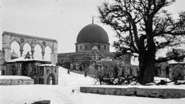 Jerusalem Snowfall 1921