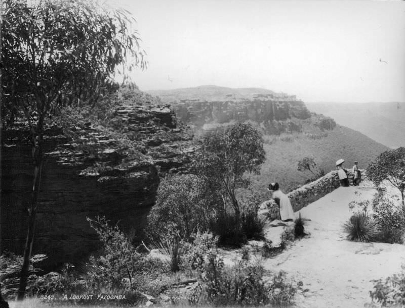 A Lookout, Katoomba, New South Wales, 1900