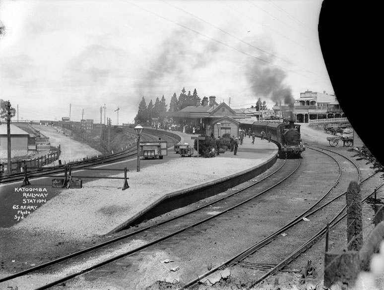 Katoomba Railway Station, New South Wales, 1900