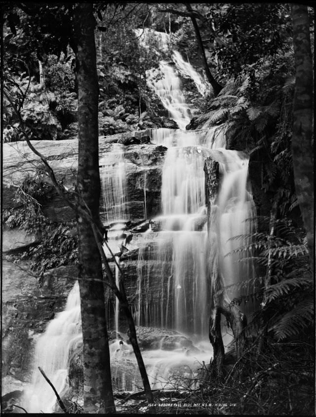 Lodore Fall, Blue Mountains, New South Wales, 1900