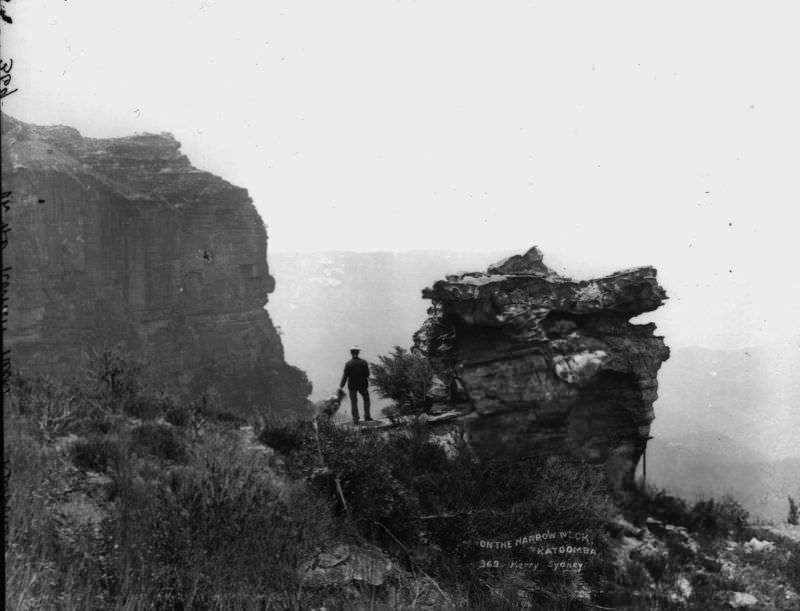 On the Narrow Neck, Katoomba, New South Wales, 1900