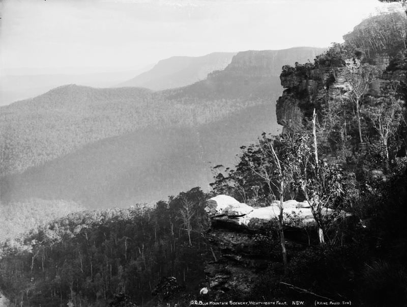 Blue Mountains Scenery, Wentworth Falls, New South Wales, 1900