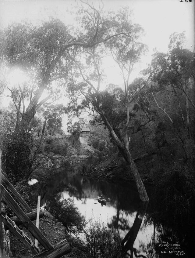 Pool by Grand Arch, Jenolan Caves, New South Wales, 1900