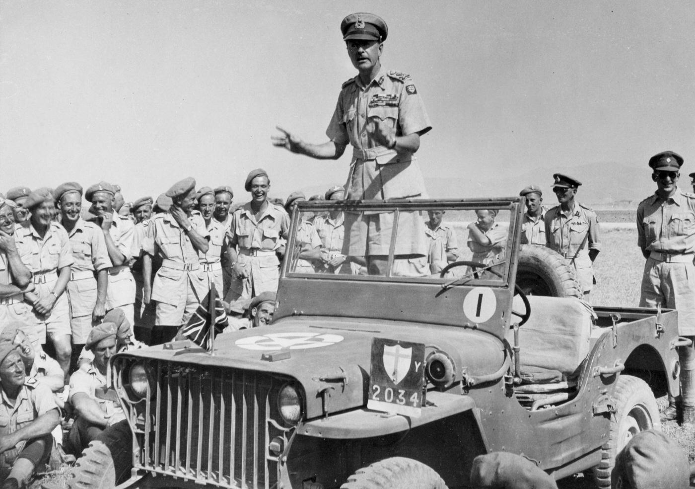 General Harold Alexander, in Egypg, 1940s