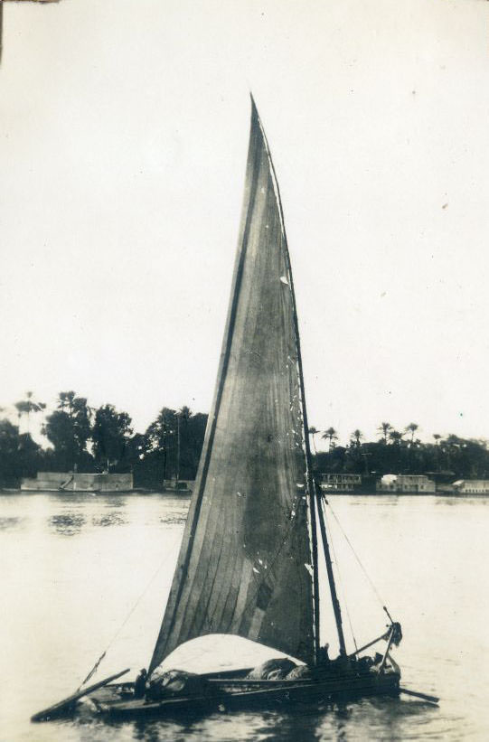 Boat on Nile River, Egypt