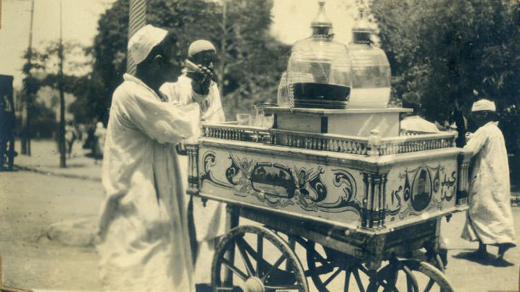 Street drink seller, Egypt