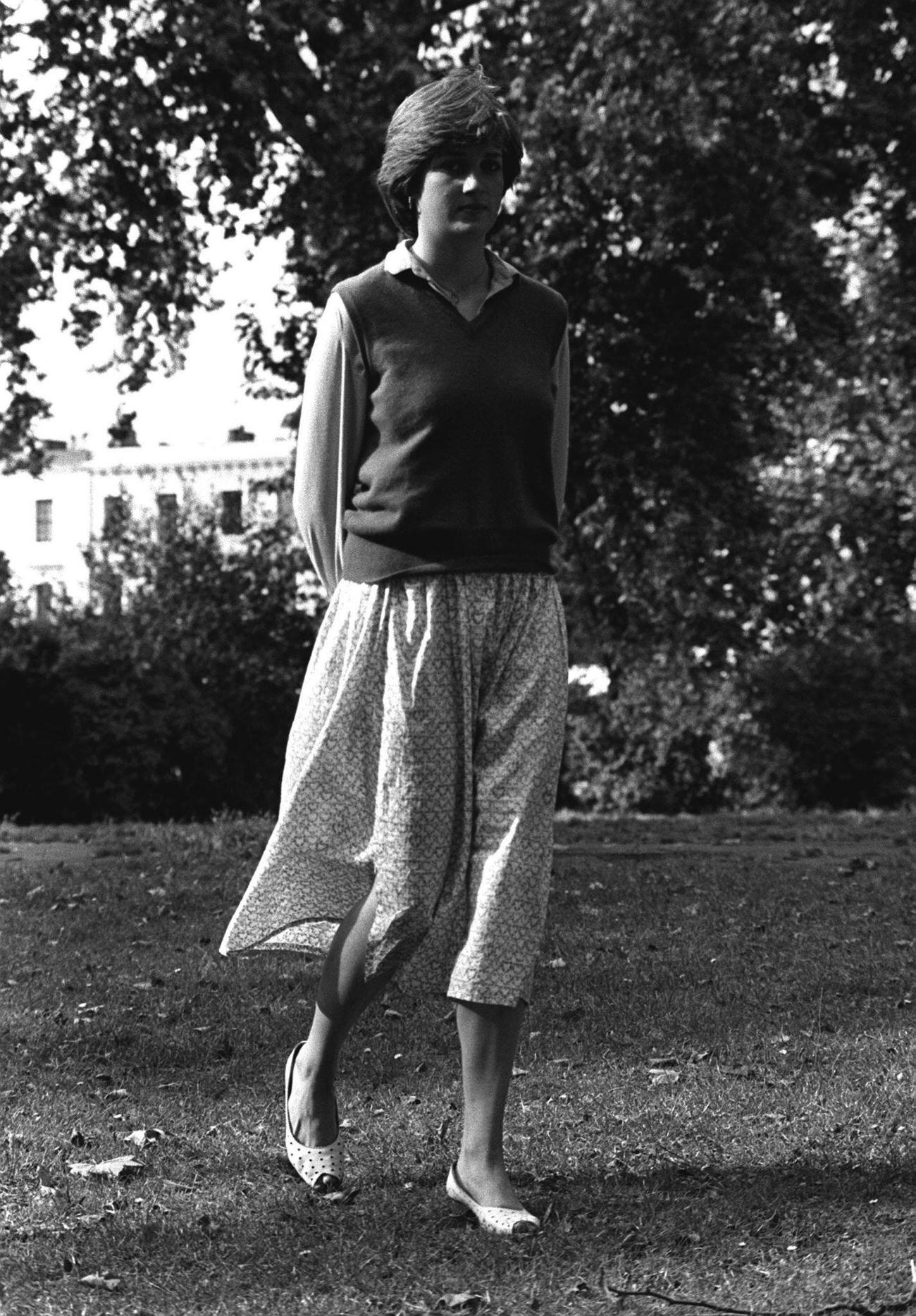 Lady Diane Spencer at the kindergarten at St. George's Square, Pimlico, London, 1980