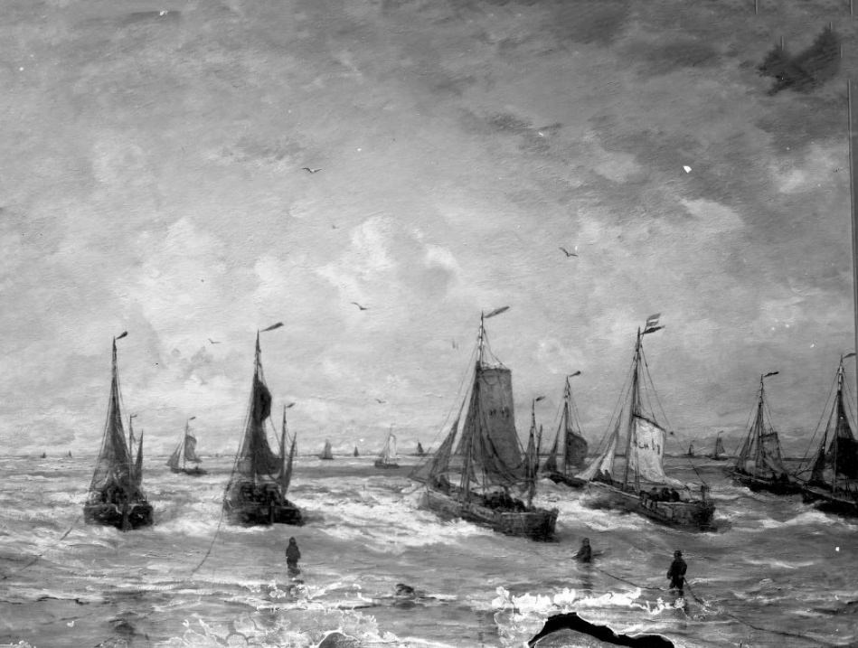 Painting of Ships and Their Crews, 1900