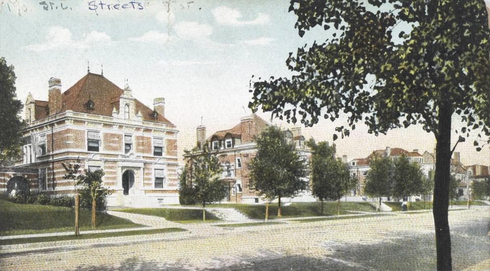 Lindell B'l'v'd. near Taylor Avenue, St. Louis, 1900