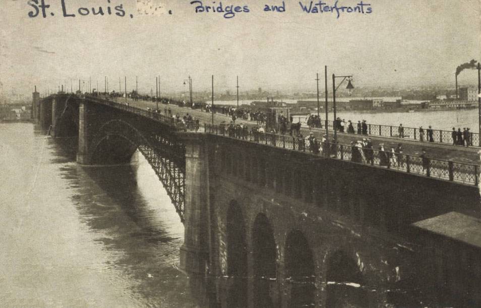Eads Bridge, St. Louis, 1908
