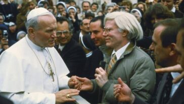 Andy Warhol Meets Pope John Paul II