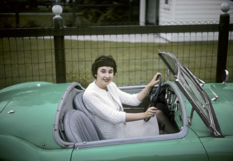 Nancy (Boskay) Dorsey in 1956 MGA, 1963