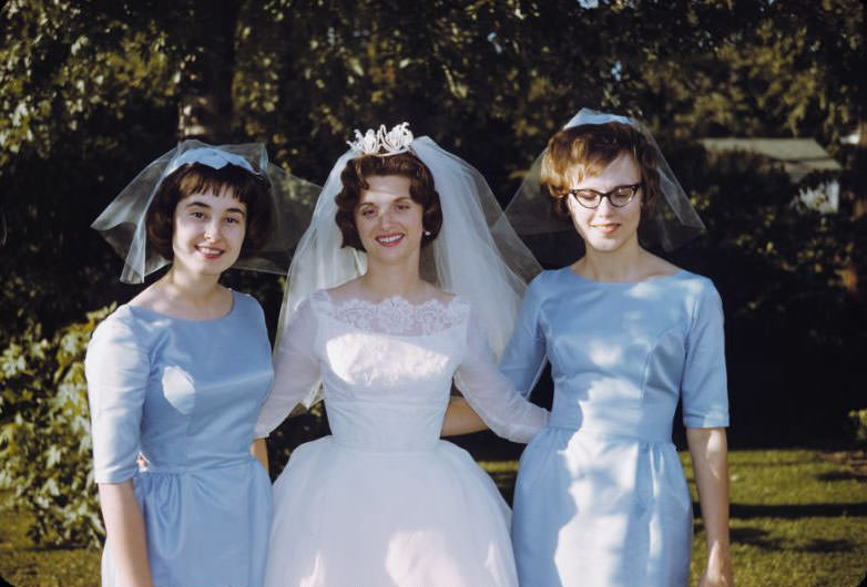 Bonnie and Ron Webb's Wedding, 1964