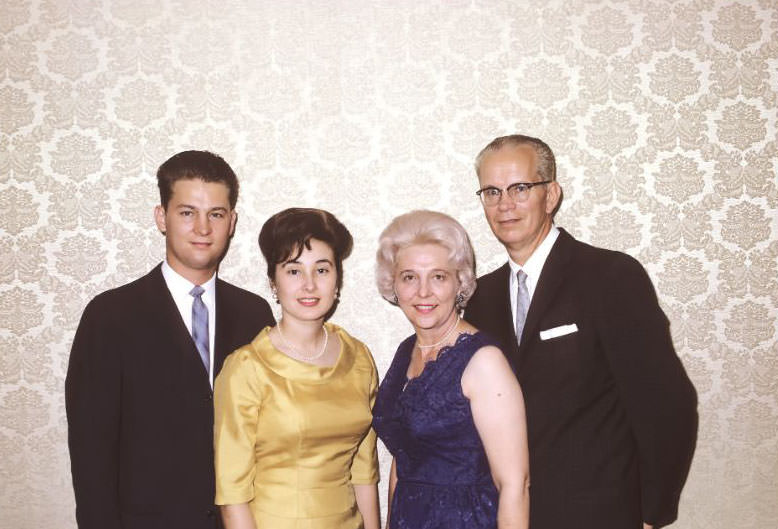 Nancy, Bob, Melba and Charles Dorsey, 1965