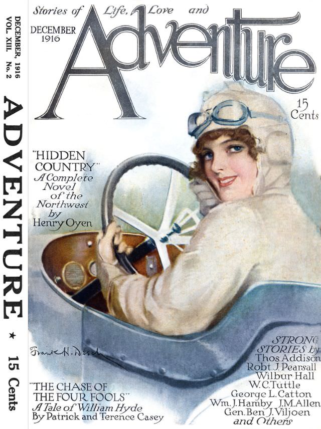 Adventure cover, December 1916