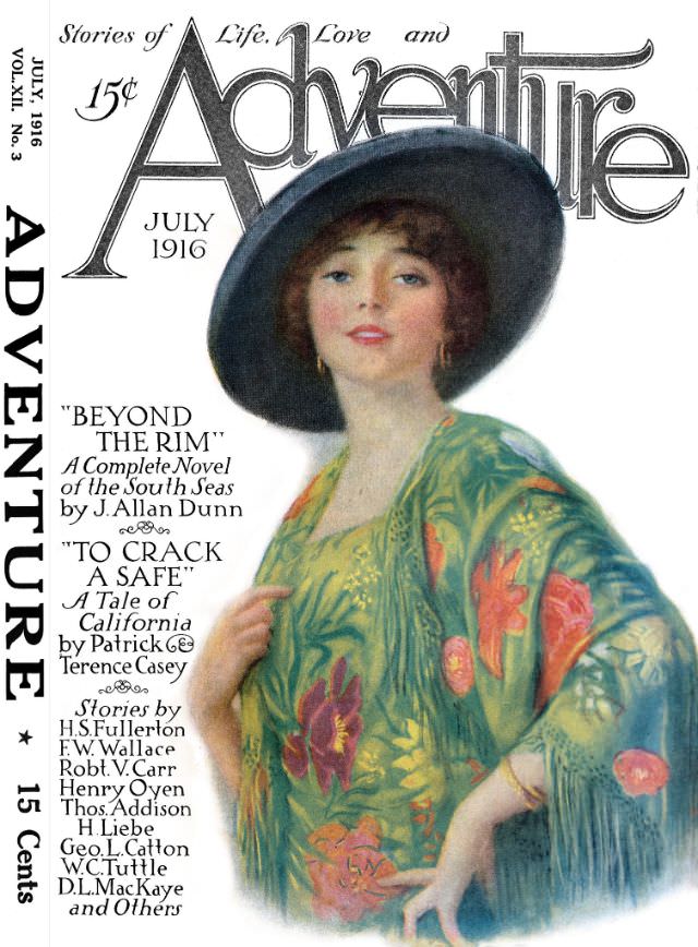Adventure cover, July 1916