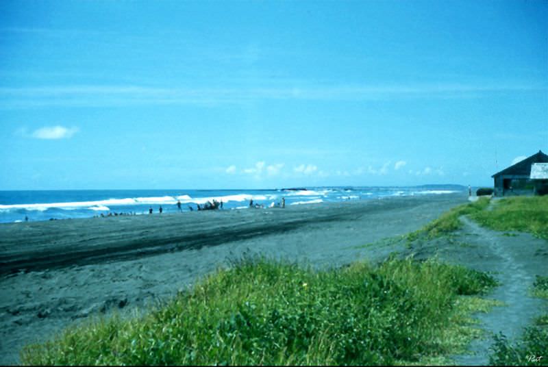 Tainan swim beach, Taiwan, 1954