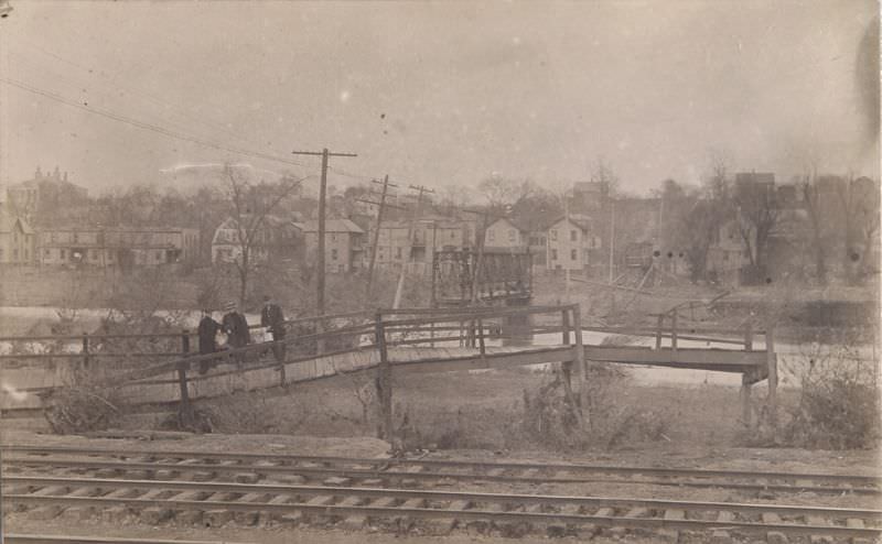 Foot bridge, Massillon, Ohio, 1913
