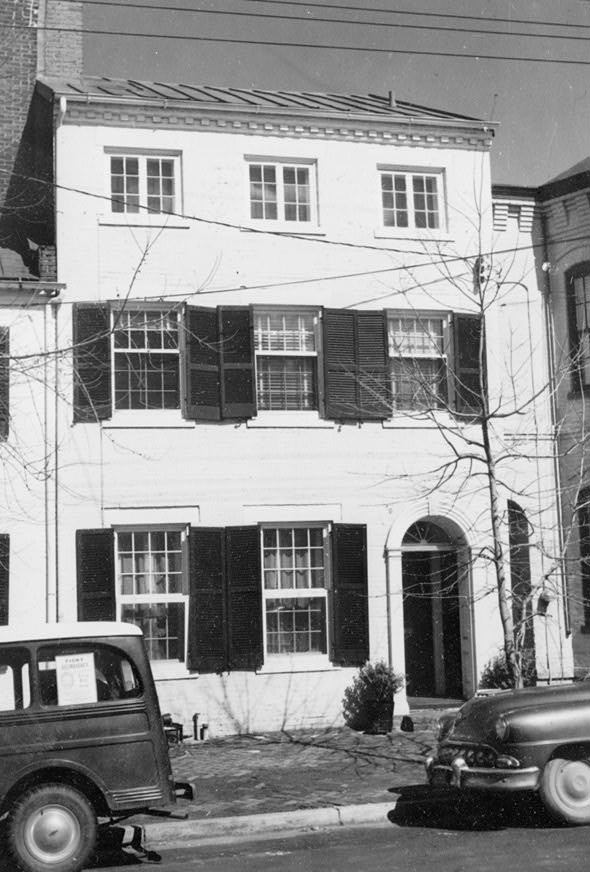 Queen Street Area Survey, 317 Queen Street (House), Alexandria, 1933