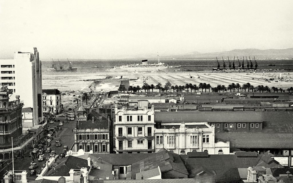 View from the O K Bazaars, 1952.