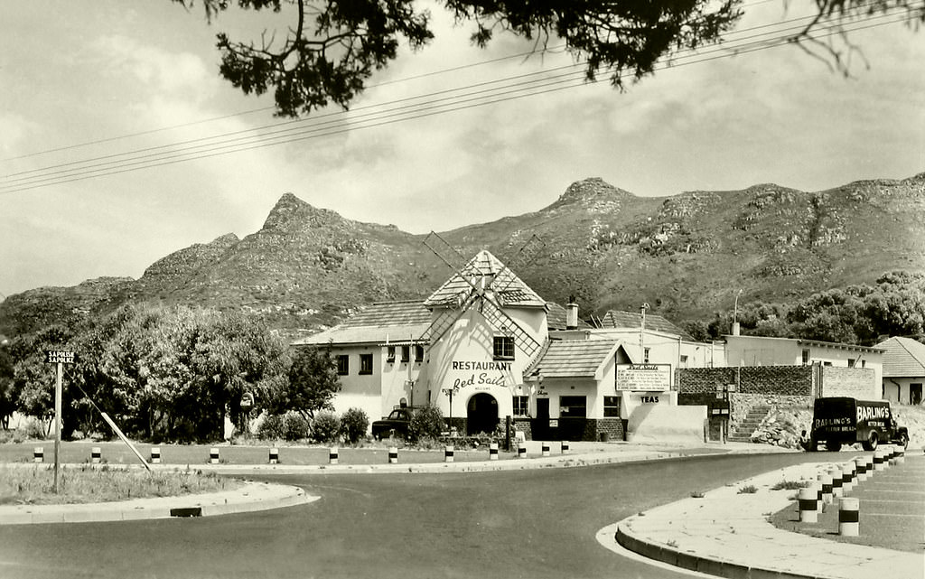 Red Sails restaurant, Hout Bay, 1955.