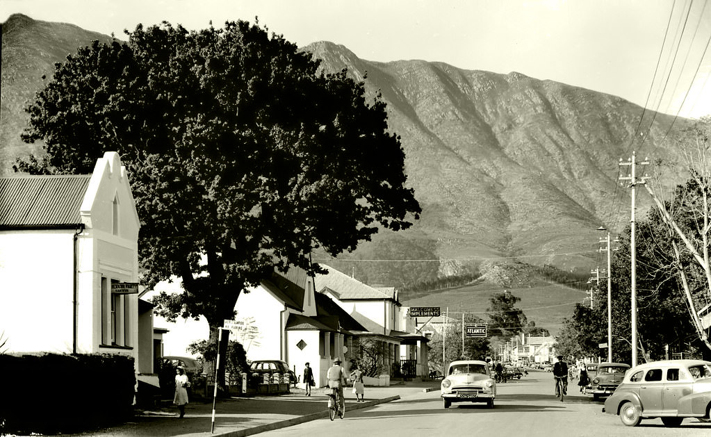 Swellendam Main street,1954