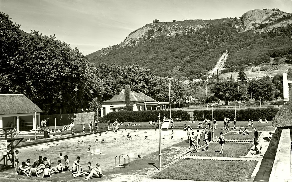 Paarl municipal swimming pool, 1952.