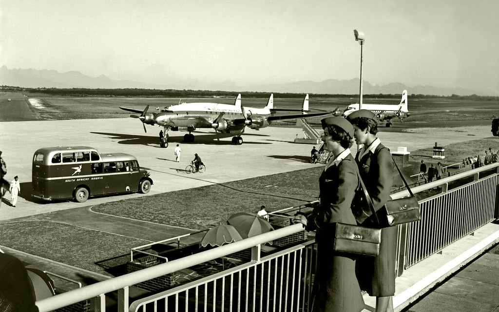 Opening of D F Malan Airport, 1955.