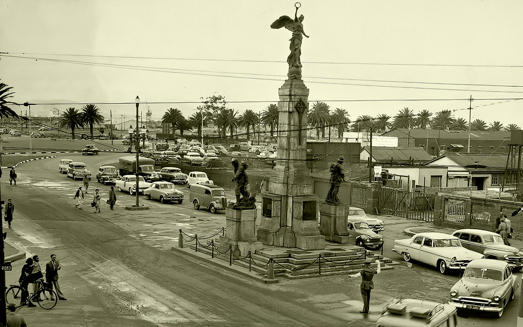 The War memorial, 1956.