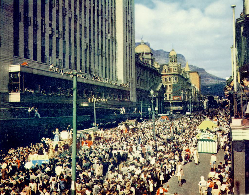 UCT Rag, Adderley street, 1951.