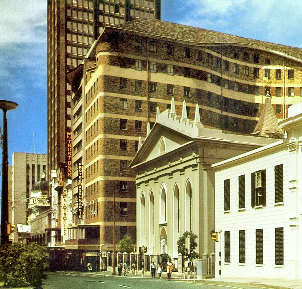 Upper end of Adderley street, 1980.