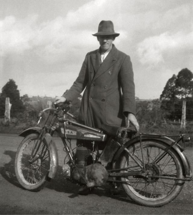 BSA motorcycle in Australia, 1920s