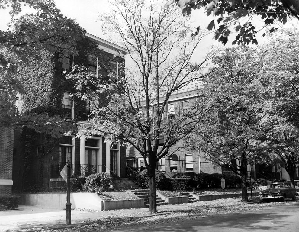 Collegiate School in the 1600 block of Monument Avenue in Richmond, 1969.