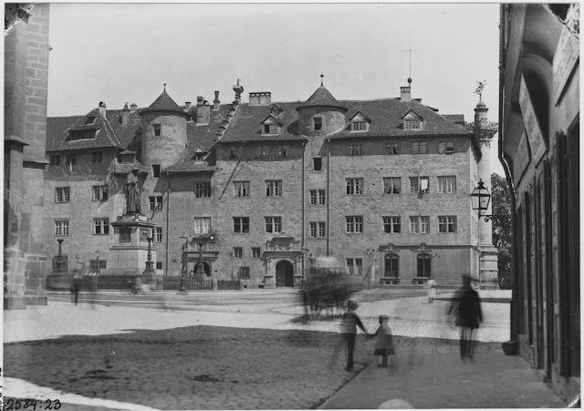 Schillerplatz, Stuttgart, 1881.