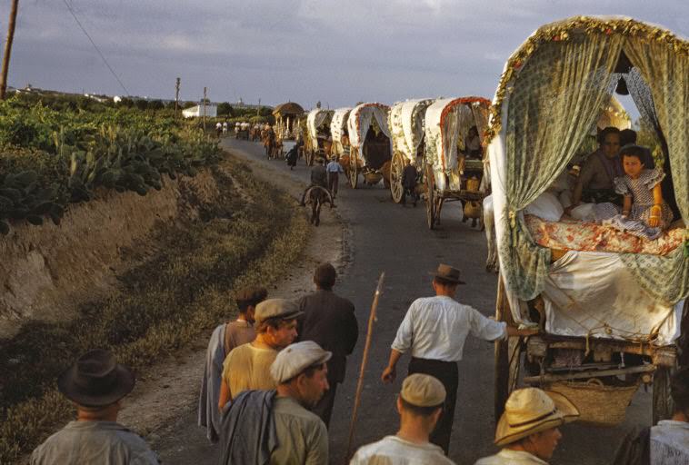 Romeria del Rocio, Andalucia, Spain, 1955