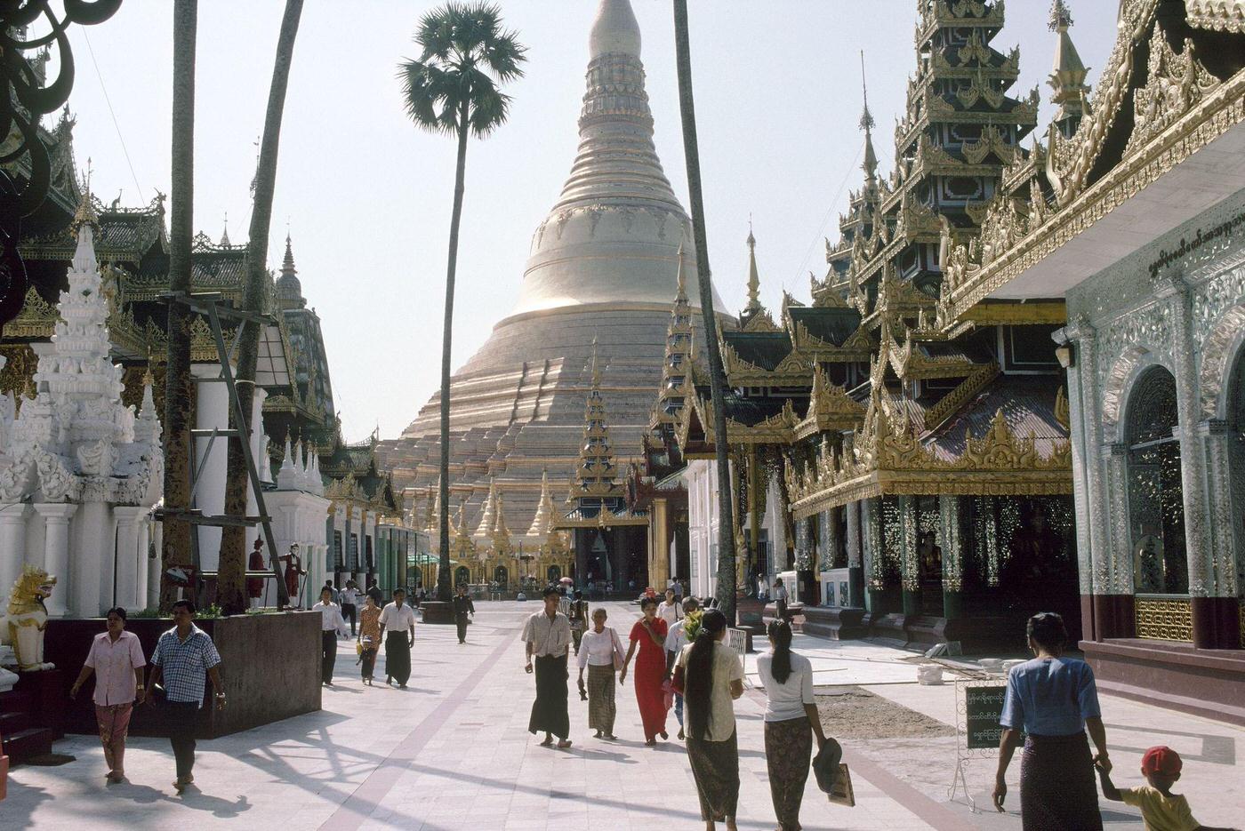 Yangon, Myanmar - Shwe Dagon Paya, Rangoon, 1980s