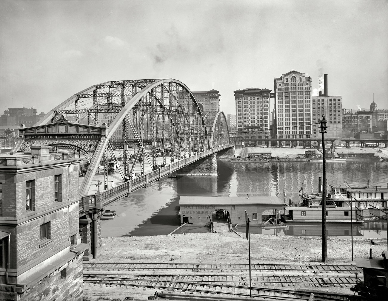 Sixth Street Bridge Over Allegheny, Pittsburgh, Pennsylvania, 1910