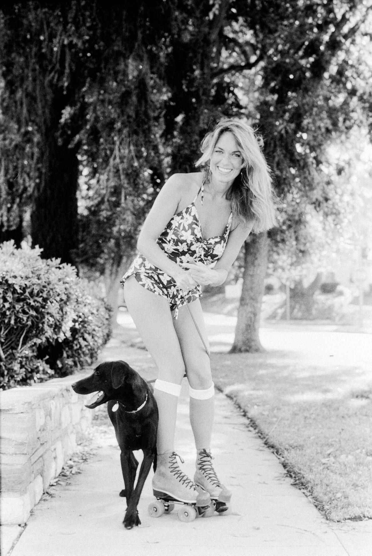 Catherine Bach, Known for Dukes of Hazzard, in Los Angeles, 1982