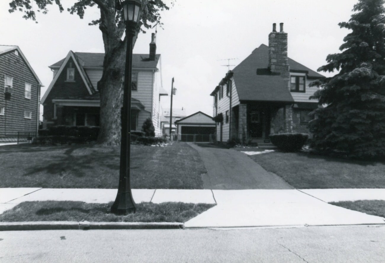 680 and 684 Wiltshire Rd. in Hilltop, part of the Greater Hilltop Area Commission's project, 1980s.