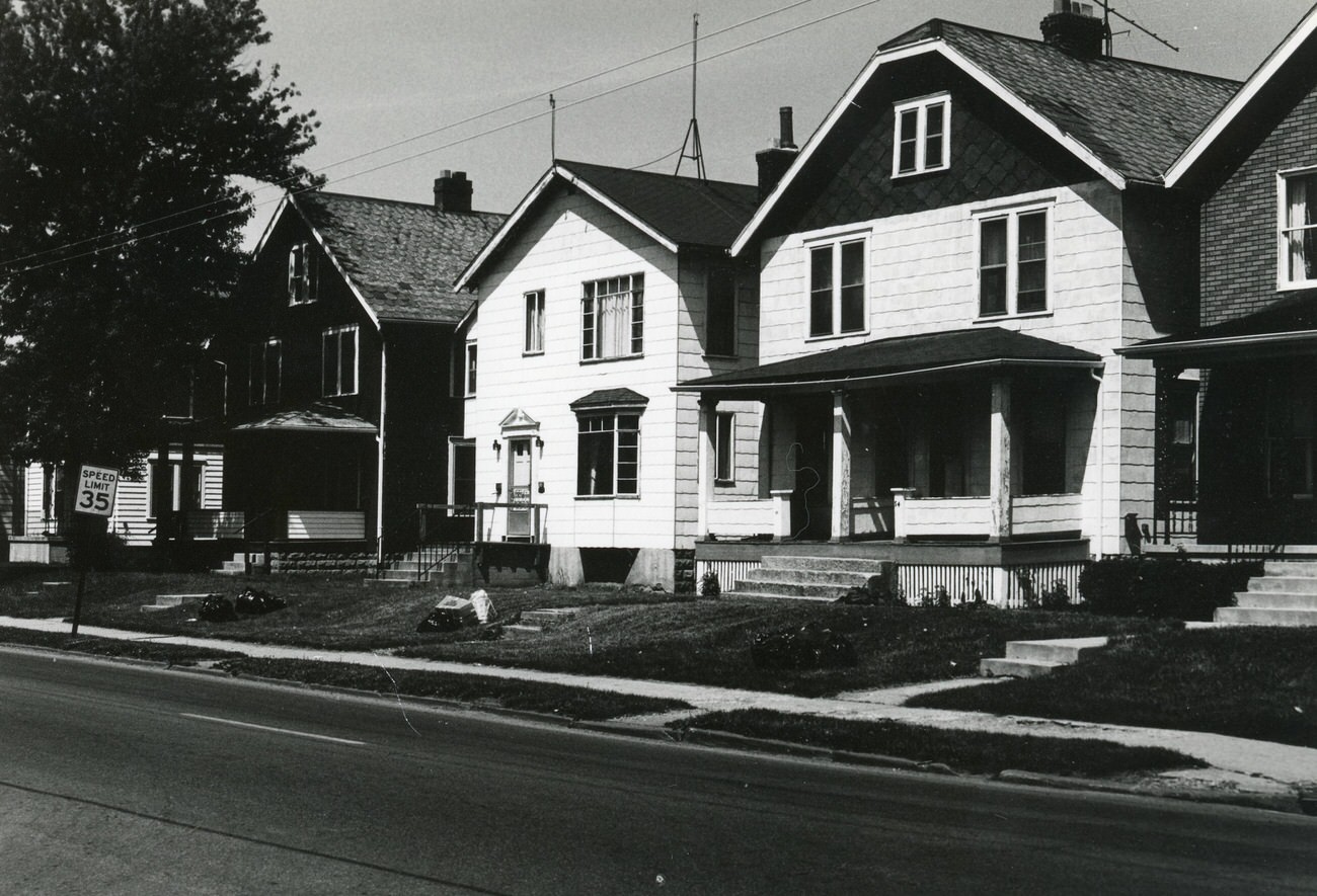 94-96 and 98-100 N. Hague Ave. in Hilltop, 1980s.